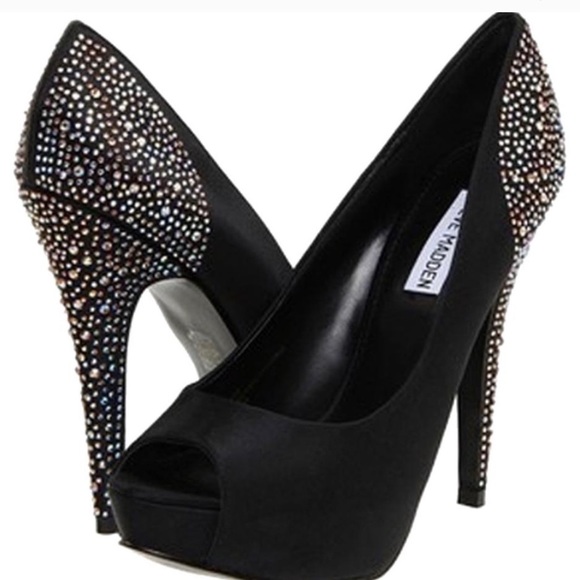 STEVE MADDEN PLAYY-R Open Toe Heels - Picture 1 of 6